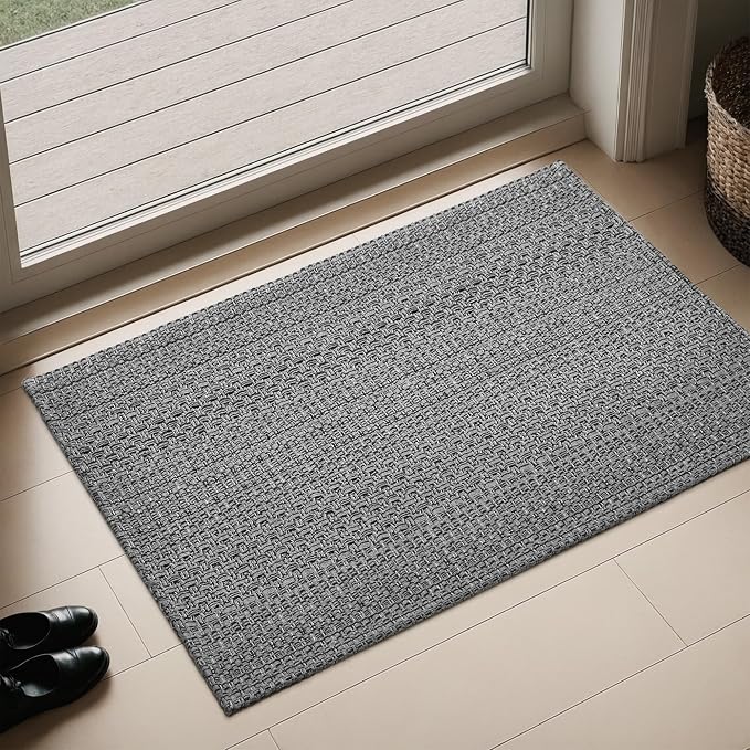 Door Mat Indoor Entrance 2x3 ft Area Rug, Machine Washable, Bohemian Small Area