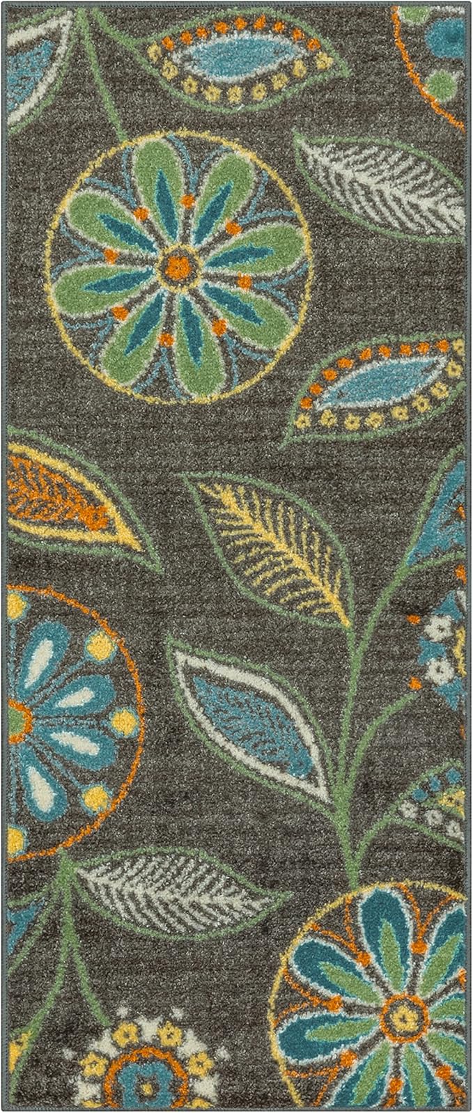 Maples Rugs Reggie Floral Runner Rug