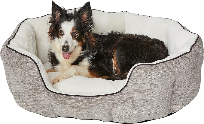MidWest Homes for Pets Medium QuietTime Deluxe Pet Bed- Taupe/Fur