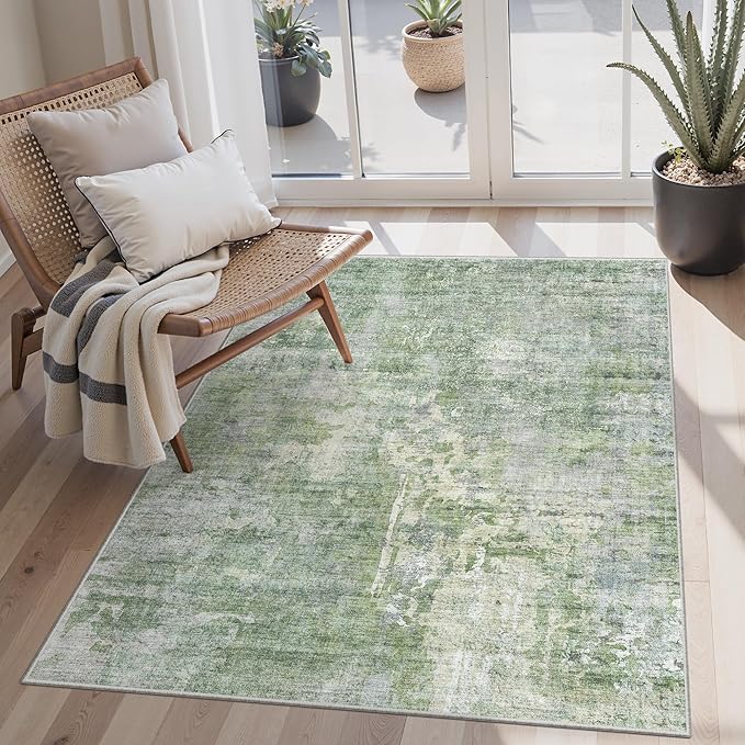 3x5 Rug, Abstract Small Area Rug