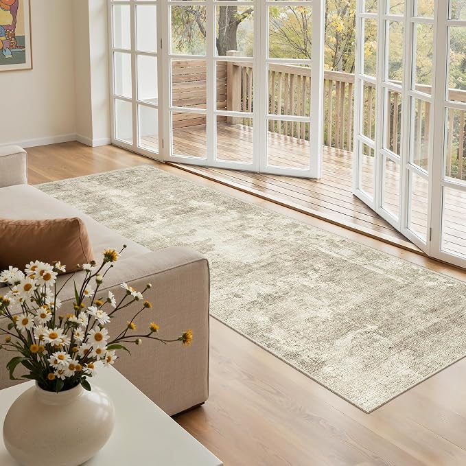 Soalmost Runner Rug 2x6 Washable Non-Slip Kitchen Runner Rugs