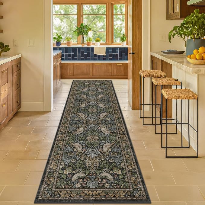 12ft Extra Long Vintage Runner Rugs
