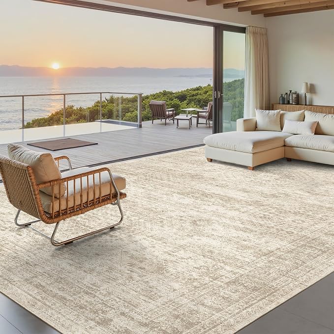 Soalmost Washable Area Rug 8x10, Large Soft Rugs