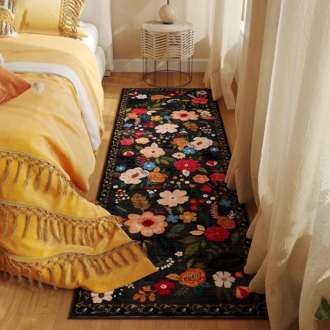 Rugcomf Runner Rug for Hallways Kitchen Rug Non Slip 2'x 6' Washable Runner Rugs