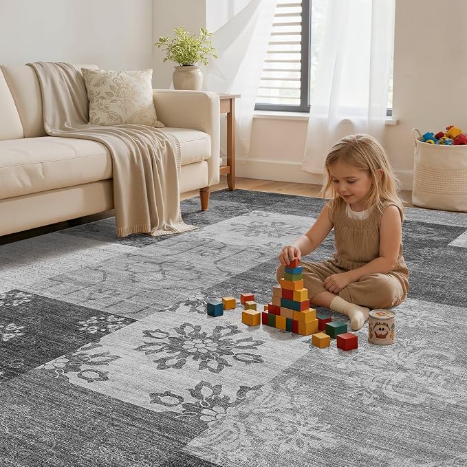 UERMEI 9x12 Area Rug for Living Room