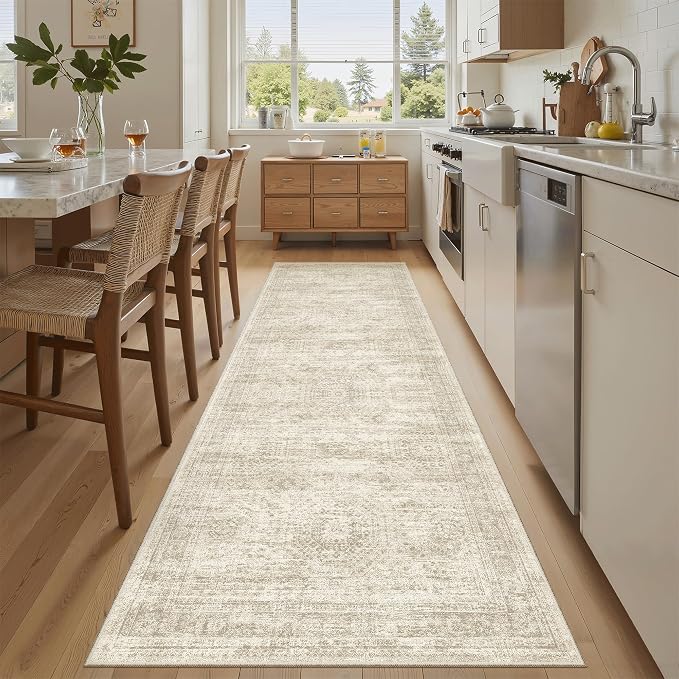 Soalmost Washable Runner Rug