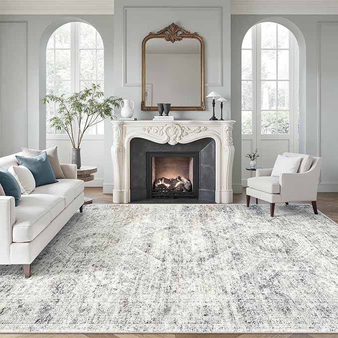 Soalmost Washable Area Rug 8x12, Large Soft Rugs