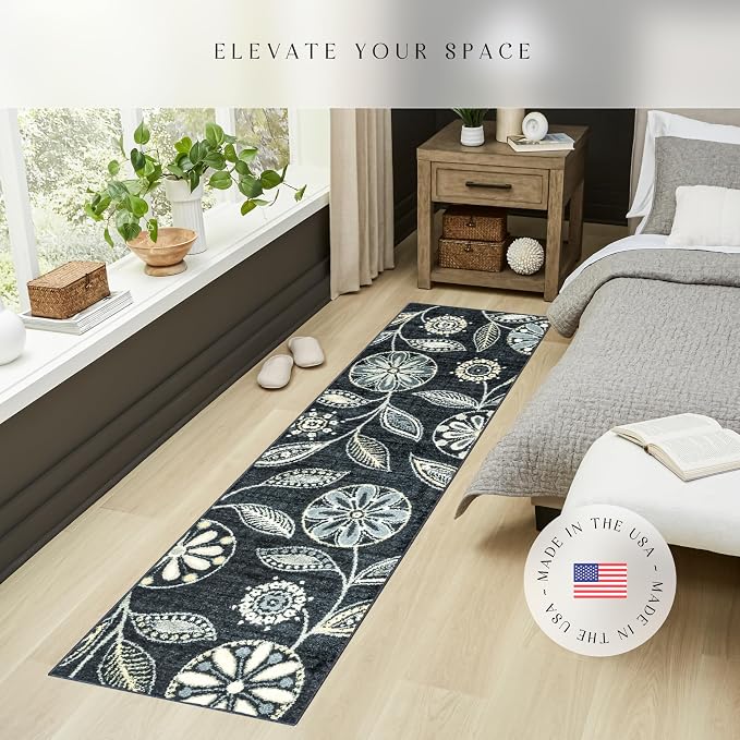 Maples Rugs Reggie Floral Runner Rug