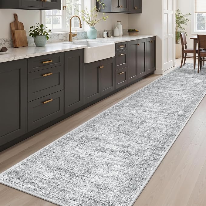 Runner Rug 2'6" x 12' Washable Non-Slip Runner Rugs