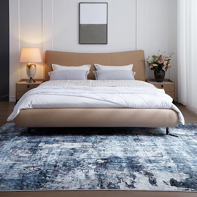 Rugcomf 6x9 Washable Bedroom Boho Rug