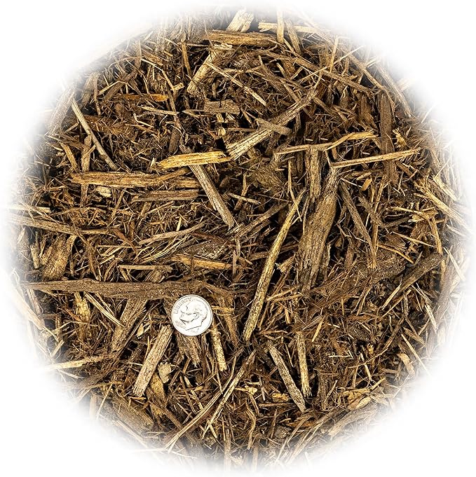Gardenera Natural Mulch Cover - Naturally Suppress Weeds and Enhance Plant Growth - 4 QUARTS