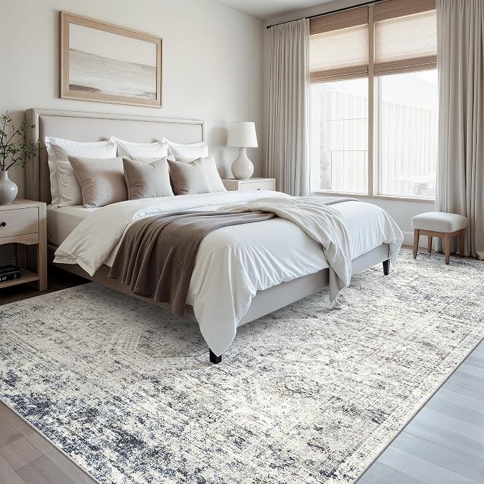 Soalmost Washable Area Rug 8x12, Large Soft Rugs