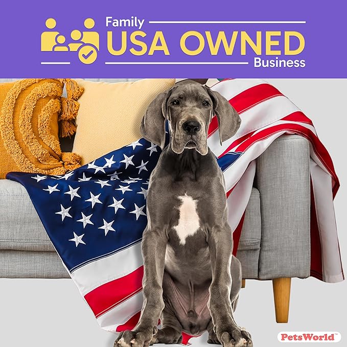 PETSWORLD Giant Dog Potty Pads, Odor-Eliminating, 36" x 36", Ultra Absorbent 5-Layer Leak-Proof Training Pads for Dogs & Cats (36x36, 200 Count)