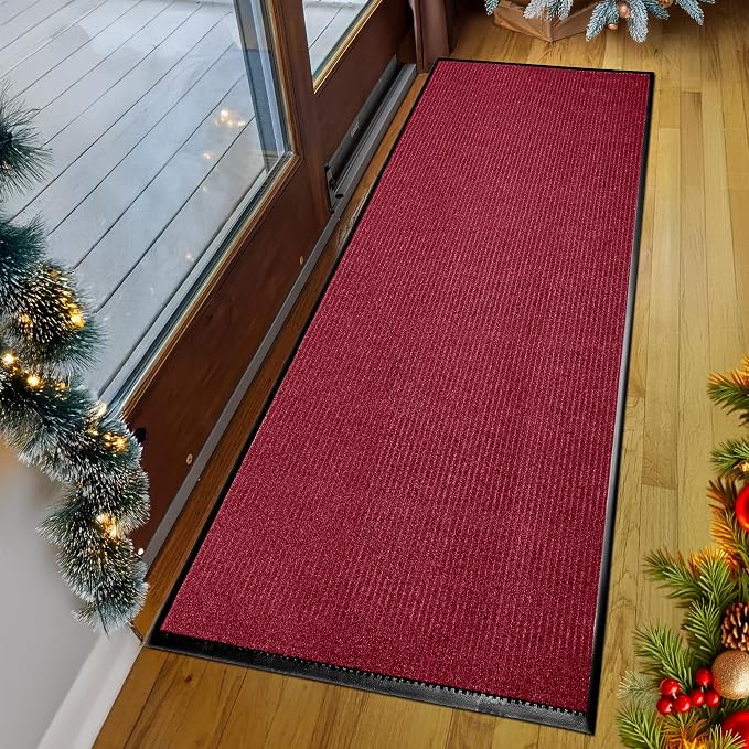 MaxMat® Extra Large Commercial Door Mat, Rubber Border Heavy Duty Door Mat