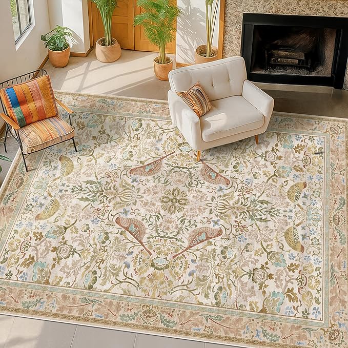 Hazo Haus Washable Area Rugs 5x7