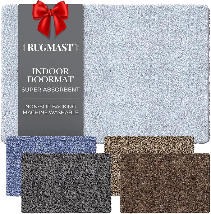 Premium Microfiber Indoor Door Mat – 36"x72" Washable Entry Mat, Waterproof