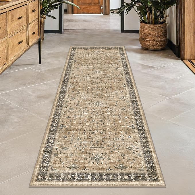 Hazo Haus Soft Taupe 2x7 Runner Rug