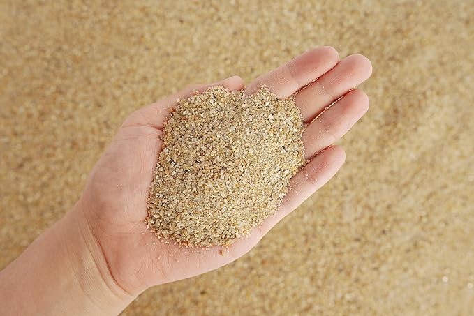 LANDEN Namale Aquarium Sand 11 lbs(3L), Super Natural for Aquarium Landscaping, Cosmetic Sand for Plant Tank, Fine Grain Natural Color River Sand for Freshwater or Blackwater Biotope Tank
