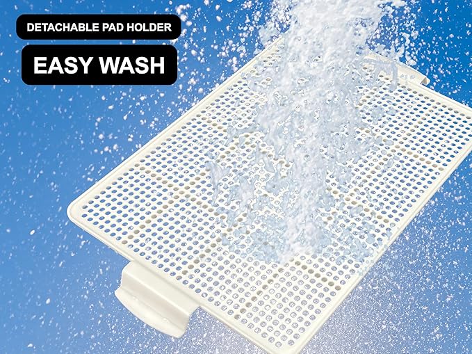 Dog Pee Pad Holder, Puppy Potty Training Tray 22.5”X16.5” for Small Dogs (Pink)