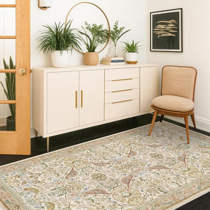 3x6 Washable Rug for Large Entryway