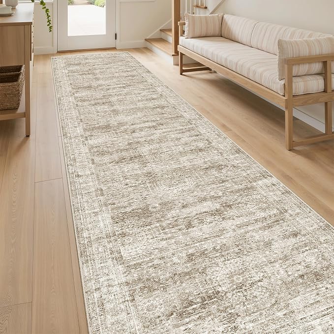 Runner Rug 2'6" x 10' Washable Non-Slip Runner Rugs