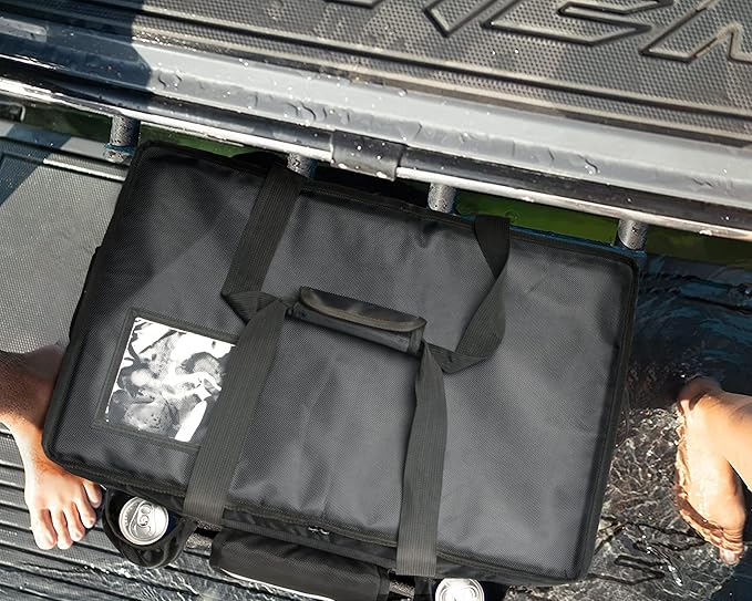 MyLifeUNIT Insulated Cooler Bag for Food & Pizza Delivery Bag Suitable for Car, Bike, Camping, Picnic, Beach, Large Size