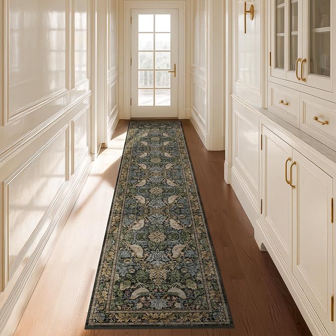 8ft Long Floral Kitchen Runners