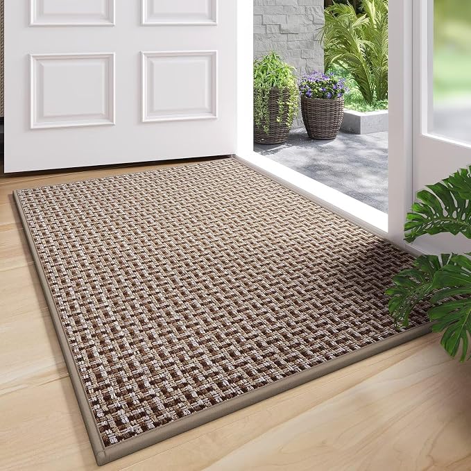 YDKGL Door Mat 17x30, Door Mat Indoor Entrance Dirt Resistant and Absorbent