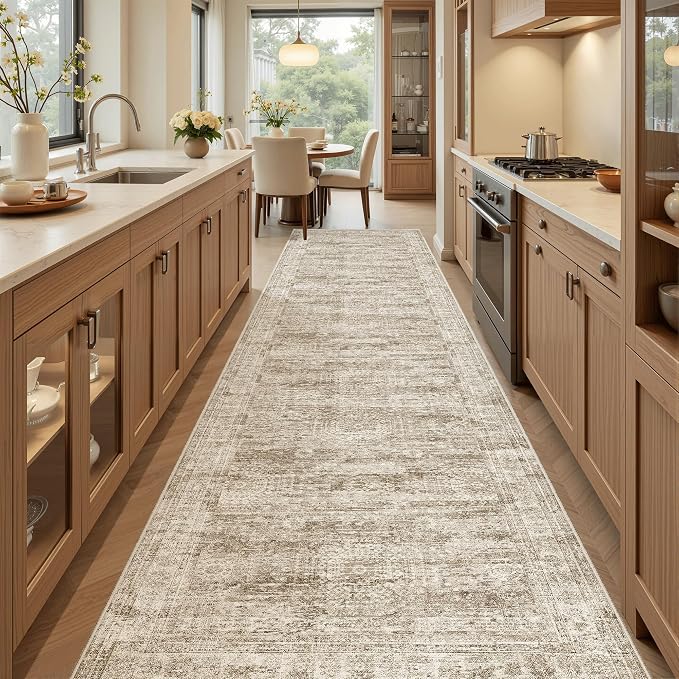 Runner Rug 2'6" x 10' Washable Non-Slip Runner Rugs