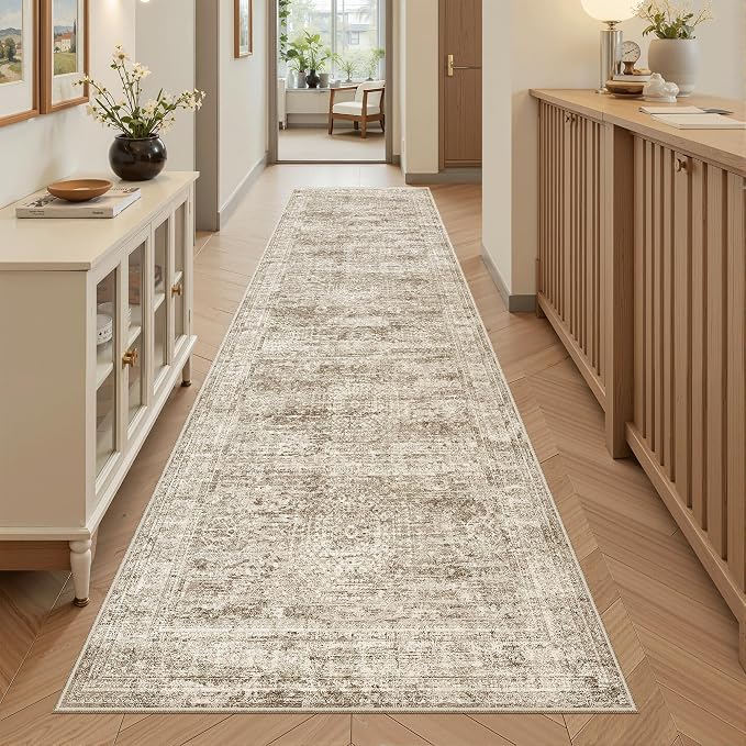 Soalmost Washable Runner Rug