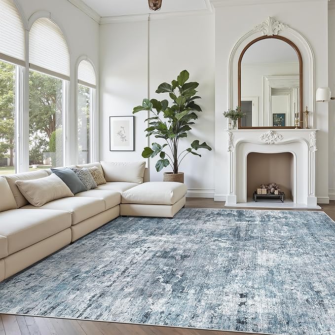 Soalmost Washable Area Rug 8x12, Large Soft Rugs