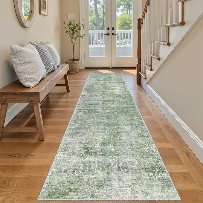 Soalmost Runner Rug 2x8 Washable Non-Slip Hallway Runner Rugs