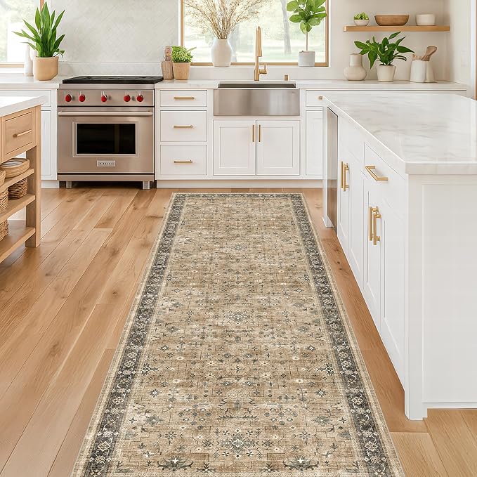 Hazo Haus Soft Taupe 2x7 Runner Rug
