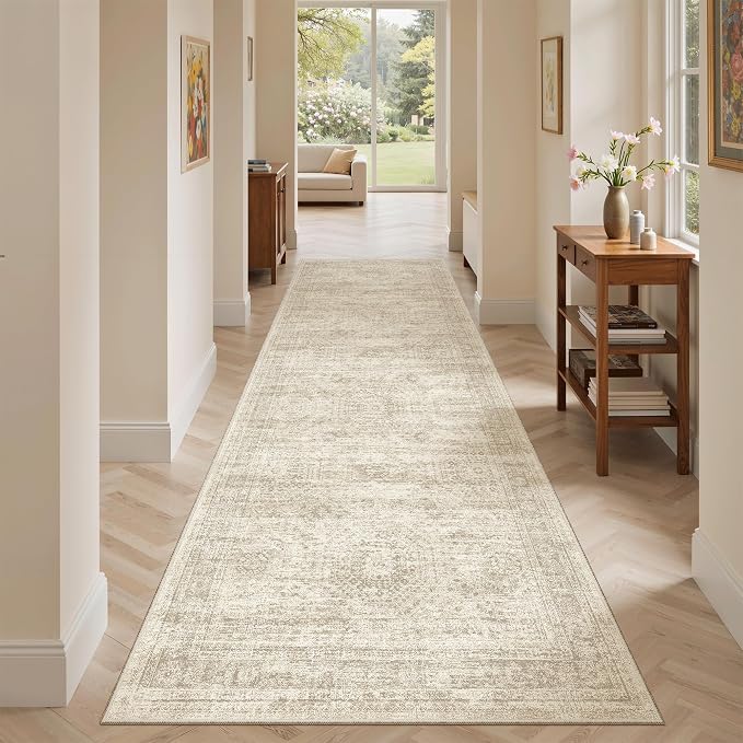 Soalmost Washable Runner Rug