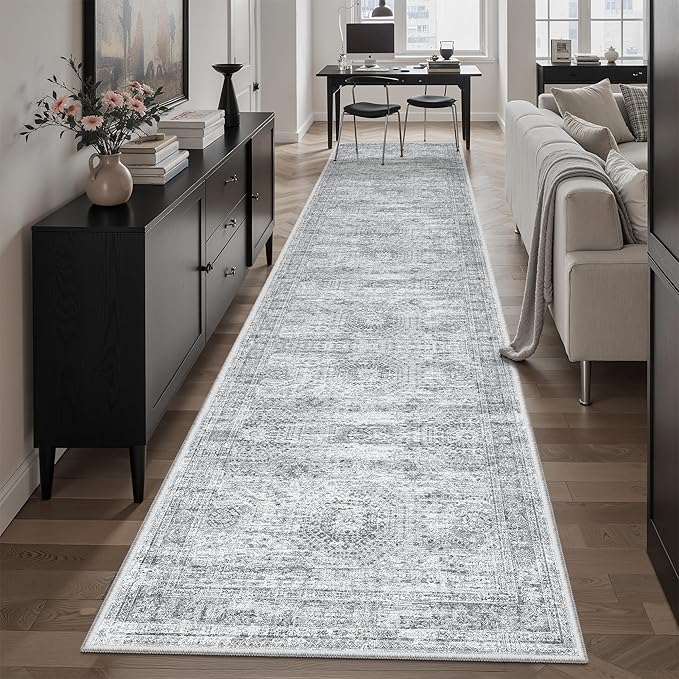 Soalmost Runner Rug 2'6" x 10' Washable Non-Slip Runner Rugs