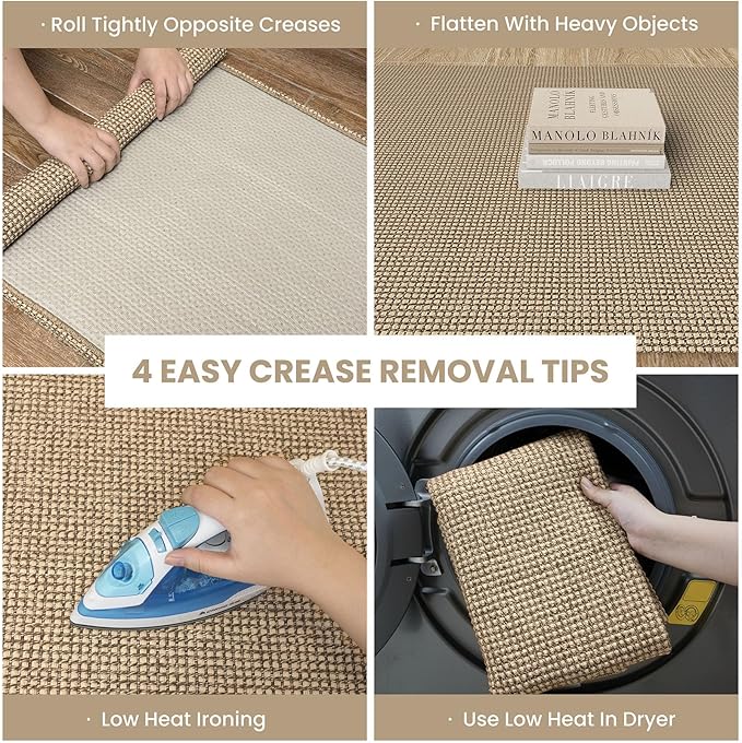 IOHOUZE Washable Runner Rug 2x8 Non Slip Rubber Backed Hallway Runner Entryway