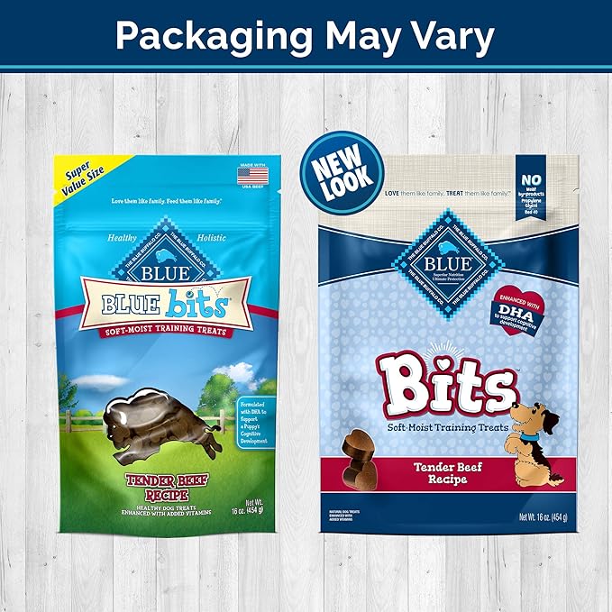 Blue Buffalo BLUE Bits Natural Soft-Moist Training Dog Treats Beef Recipe 16-oz bag