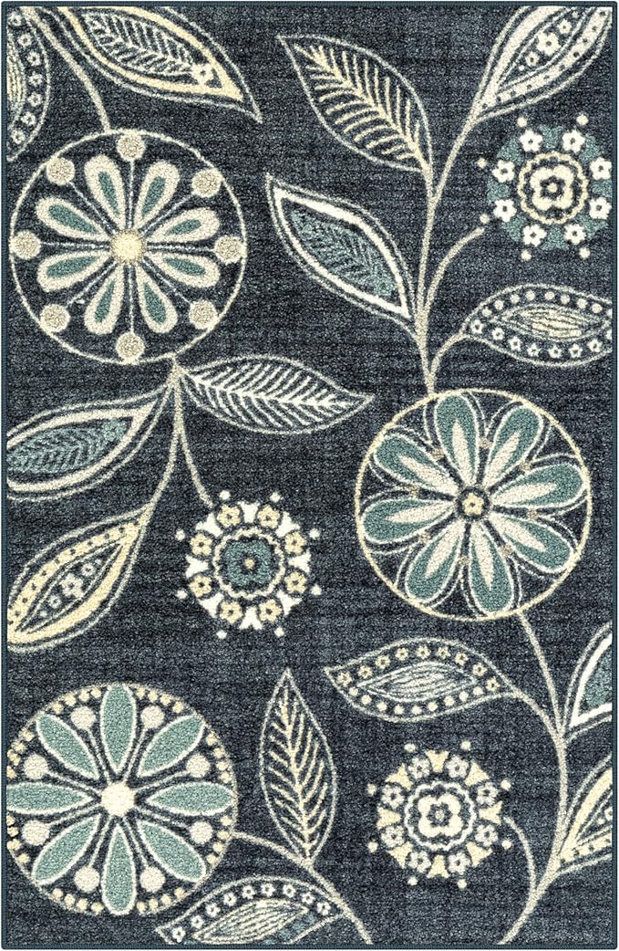 Maples Rugs Reggie Floral Kitchen Rug