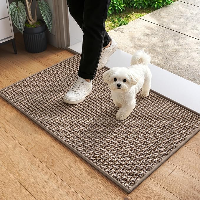 YDKGL Door Mat 17x30, Door Mat Indoor Entrance Dirt Resistant and Absorbent