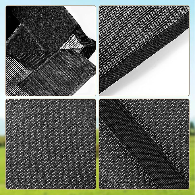 4 Sets Fly Boots Loose Fitting & Non-Slip Horse Fly Leggings No More Horsefly Nuisance Greatly Reduce Stomping Breathable with Natural Air Flow