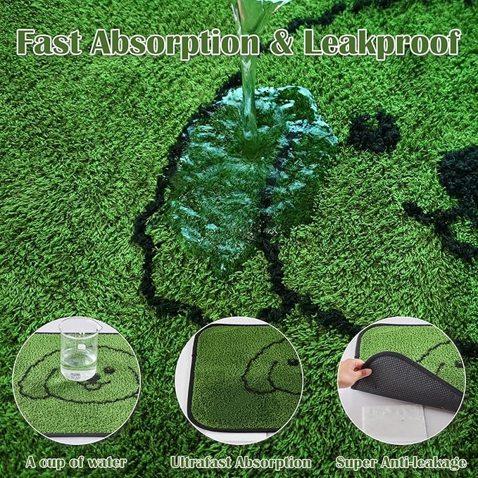 Qeils Reusable Puppy Pads, Washable Pee Pads for Dogs 4 Pack Durable Absorbent Leakproof Dog Training Pads for Home or Travel, Non-Slip Wee Wee Pads Potty Pads 30"x34"