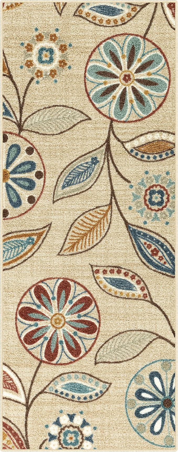 Maples Rugs Reggie Floral Runner Rug