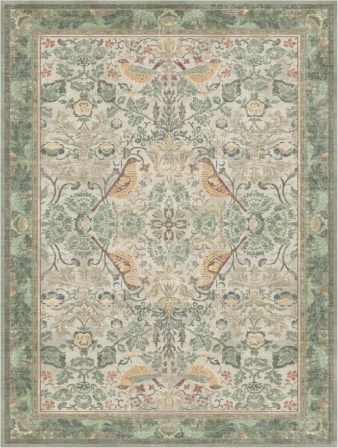 Hazo Haus Washable 6x8 Area Rug