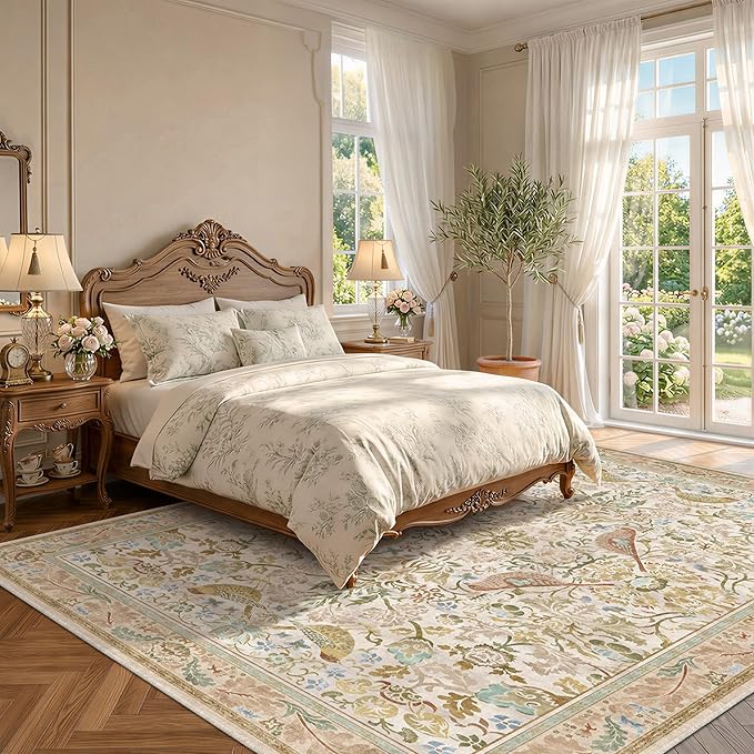 Washable Living Room Rug 8x10