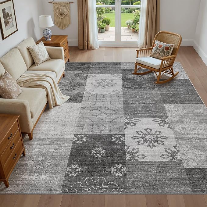 UERMEI 9x12 Area Rug for Living Room