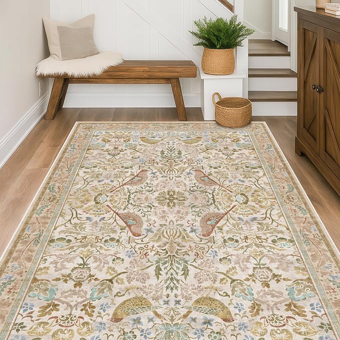 Hazo Haus Washable Area Rugs 5x7