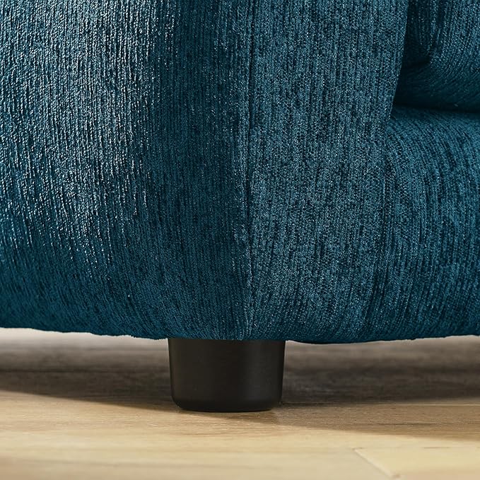 38" Pet Sofa Couch for Small and Medium Dogs, Soft Foam Cushion Dog Couch with Backrest & Armrests, Short Leg Stable Design, Durable Linen Fabric Pet Bed, Modern Style