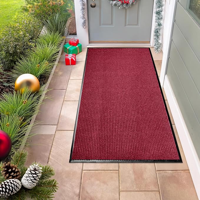 MaxMat® Extra Large Commercial Door Mat, Rubber Border Heavy Duty Door Mat