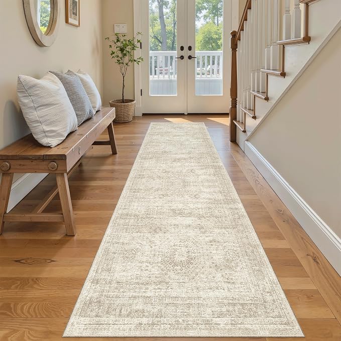 Soalmost Runner Rug 2'x8' Washable Non-Slip Runner Rugs