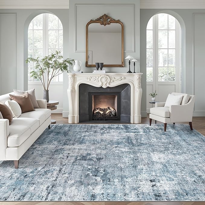 Soalmost Washable Area Rug 8x12, Large Soft Rugs